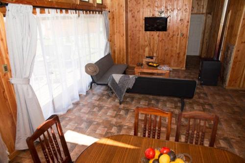 Cabañas Pewma Nentumにあるテレビまたはエンターテインメントセンター