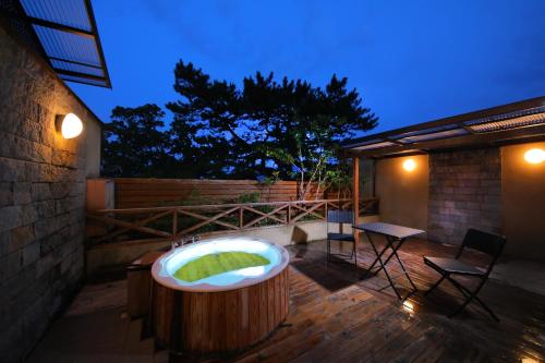 
The swimming pool at or near Hotel Beppu Pastoral
