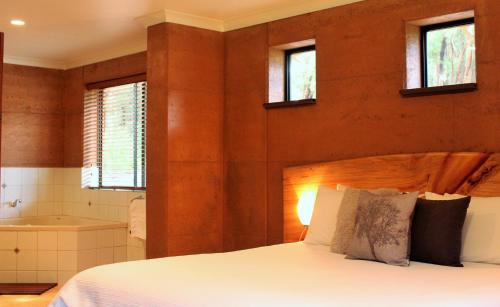 Postel nebo postele na pokoji v ubytování Marima Cottages