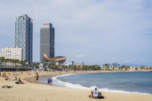 A beach at or near a hosteleket