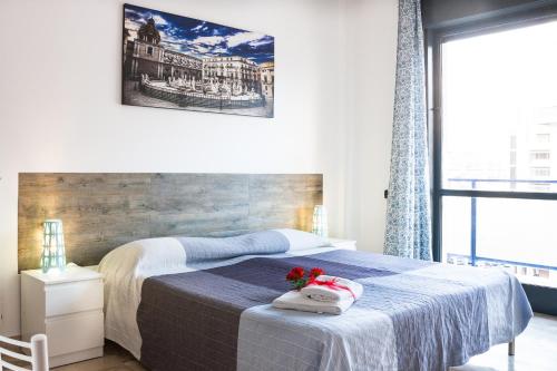 Postel nebo postele na pokoji v ubytování Darrè