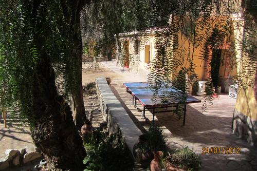 Taman di luar Hostel Waira