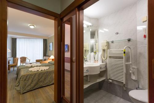 Kylpyhuone majoituspaikassa Hotel Zdravilisce - Thermana Lasko