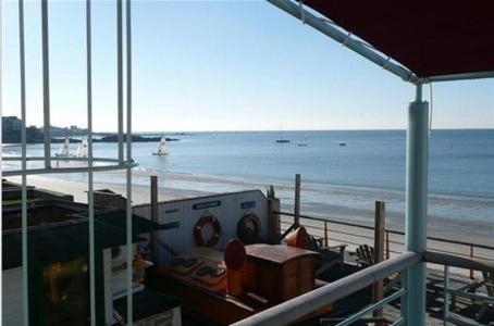 a view of the ocean from a cruise ship at Hôtel Kermor in Concarneau
