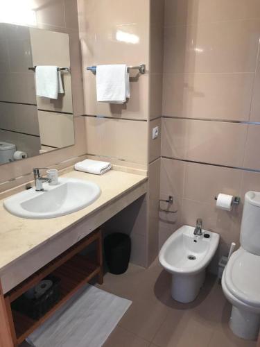 Koupelna v ubytování Casa Anna