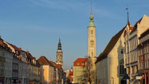 Nespecifikovaný výhled na destinaci Görlitz nebo výhled na město při pohledu z apartmánu