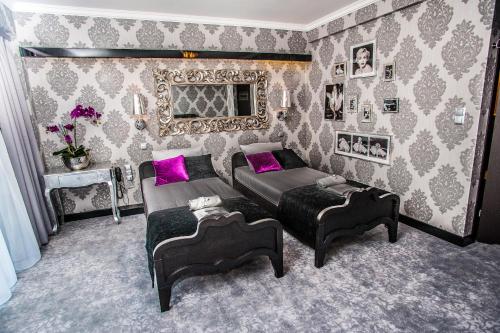 Ruang duduk di Lawendowy Zdrój Medycyna i SPA