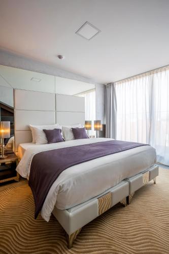 Ένα ή περισσότερα κρεβάτια σε δωμάτιο στο Myo Hotel Wenceslas