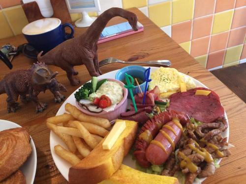 Comida en el bed and breakfast o alrededores