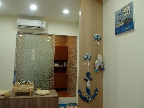 Bilik mandi di Ji Shih Life Style Hotel
