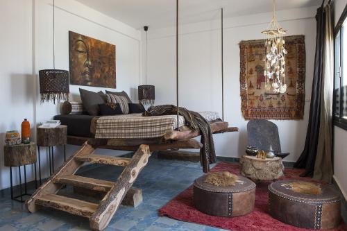 Area soggiorno di Munga Guesthouse