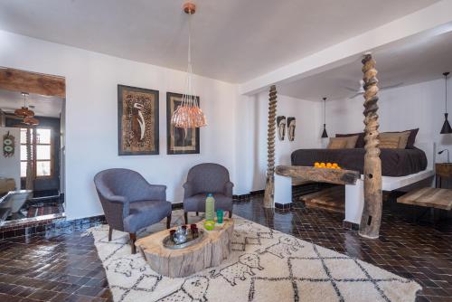 Area soggiorno di Munga Guesthouse