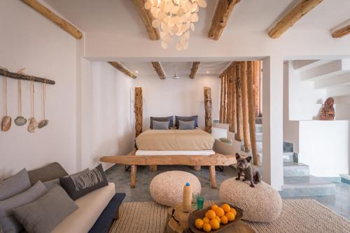 Area soggiorno di Munga Guesthouse