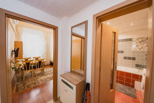 Koupelna v ubytování Apartment Aqua Vita