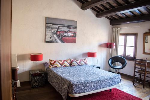מיטה או מיטות בחדר ב-L'Argolla Hotel-Pizzeria