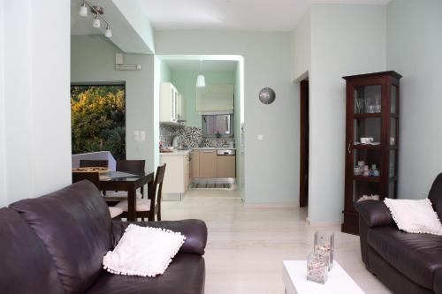 Χώρος καθιστικού στο Euphoria - South Crete Villas