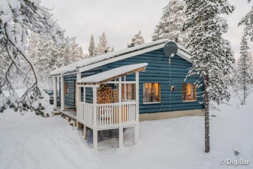 Auroracabin Chalets om vinteren