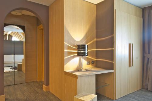 Koupelna v ubytování Hotel Garni Vittoria