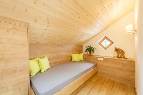 Postel nebo postele na pokoji v ubytování Krebslechnerhof