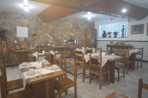 En restaurant eller et andet spisested på Hotel Terra Mater