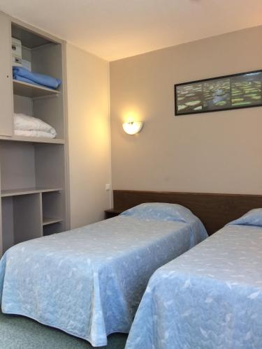 Postel nebo postele na pokoji v ubytování Delfotel