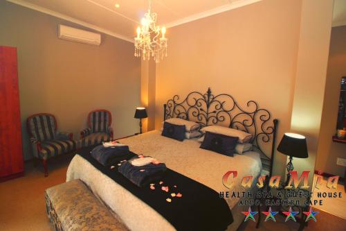 Giường trong phòng chung tại Casa Mia Health Spa and Guesthouse