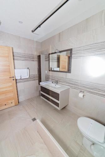 Koupelna v ubytování B&B Zlatna Nit