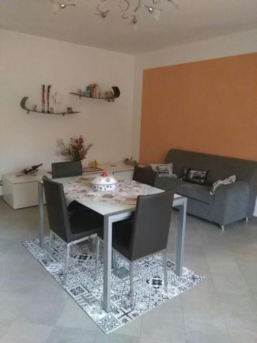 Posezení v ubytování Casa Sammo
