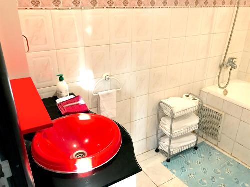 Maison de Vacances Harhoura tesisinde bir banyo