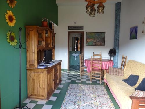 Posezení v ubytování El Corralico del Moncayo