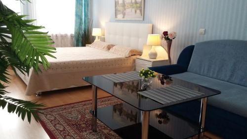Кровать или кровати в номере Мини-отель Отрадный