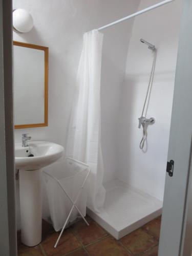 Ett badrum på Casa Cabra