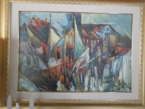 a picture of a painting of a city at Affittacamere Valverde di Naitana Rita in Alghero