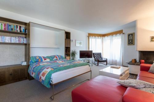 Χώρος καθιστικού στο Apartment Haus Arnika