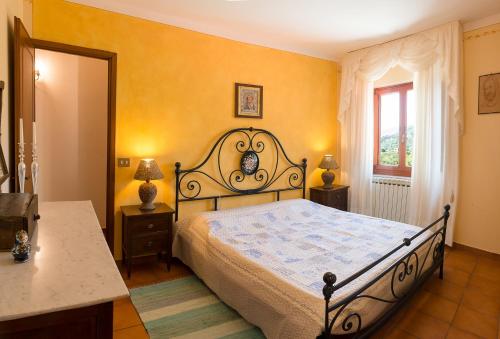 Katil atau katil-katil dalam bilik di Al Vecchio Metato