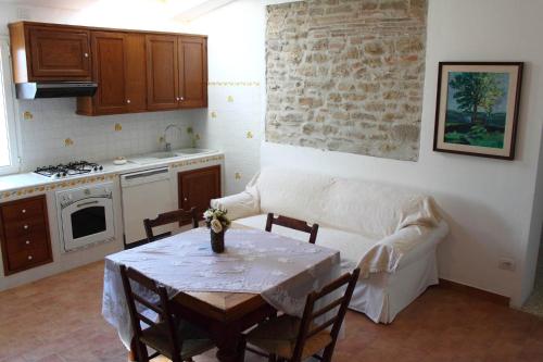 Η κουζίνα ή μικρή κουζίνα στο Agriturismo Re Piano