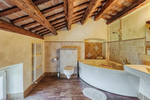 Kupaonica u objektu Villa Stanzia Cocci