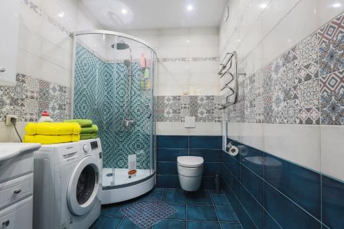 Ванная комната в Complex Apartments near Novodevichiy
