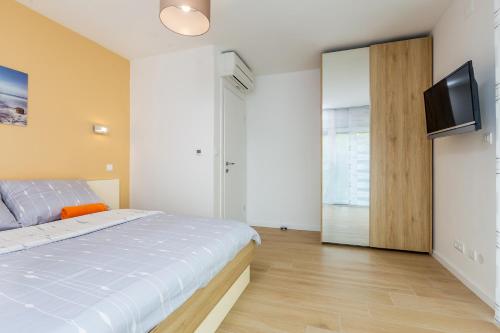 Postel nebo postele na pokoji v ubytování Villa Nika