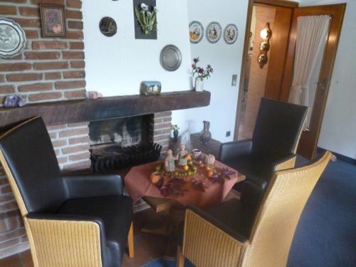 Χώρος καθιστικού στο Pension Haus Wernemann