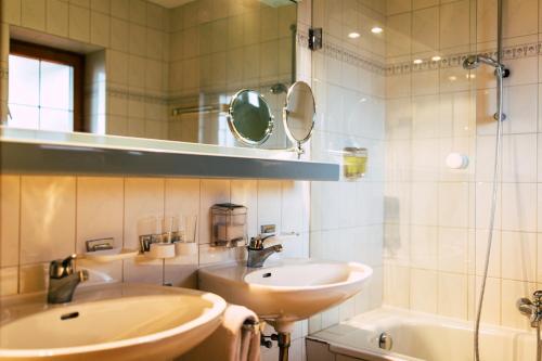 Ένα μπάνιο στο Aparthotel Terrassenhof