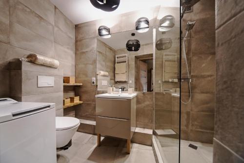 Kúpeľňa v ubytovaní Apartament Bujwida od WroclawApartament-pl