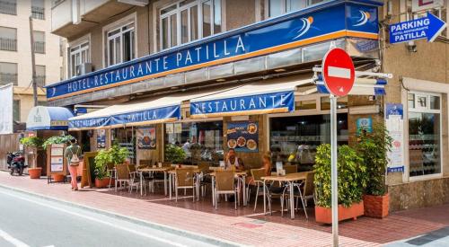 Un restaurante o sitio para comer en Hotel Patilla