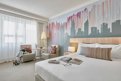 Cama o camas de una habitación en Mercure Perth