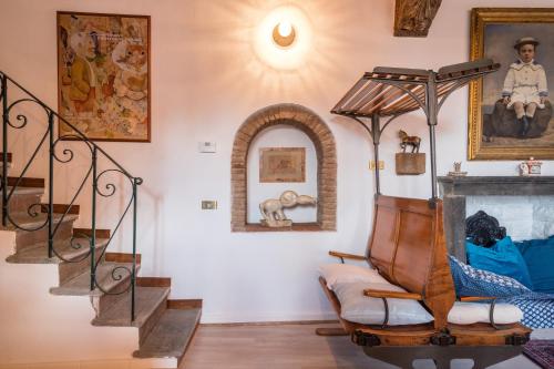 Χώρος καθιστικού στο Rise and Smile Charming Penthouse