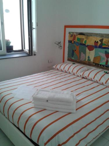 Katil atau katil-katil dalam bilik di B&B Varò Taormina