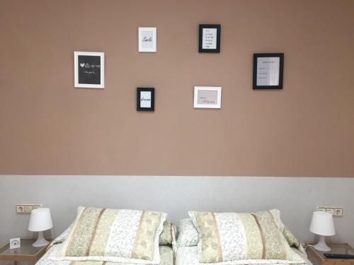 Cama o camas de una habitación en Alojamiento Jaén