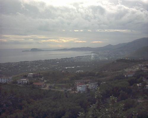 a view of a city and a body of water at B&B Villa Ada in Formia