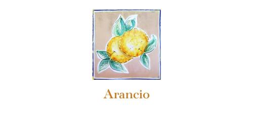 a painting of a lemon with the word amazon at Farmstay La Morella in Battipaglia