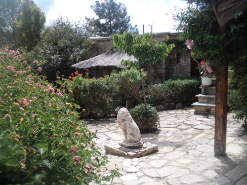 Κήπος έξω από το Oleander Stone House